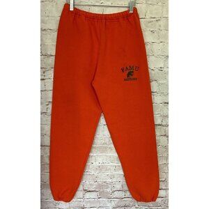 FAMU Rattlers Sweatpants Size Medium Orange Russell Athletic